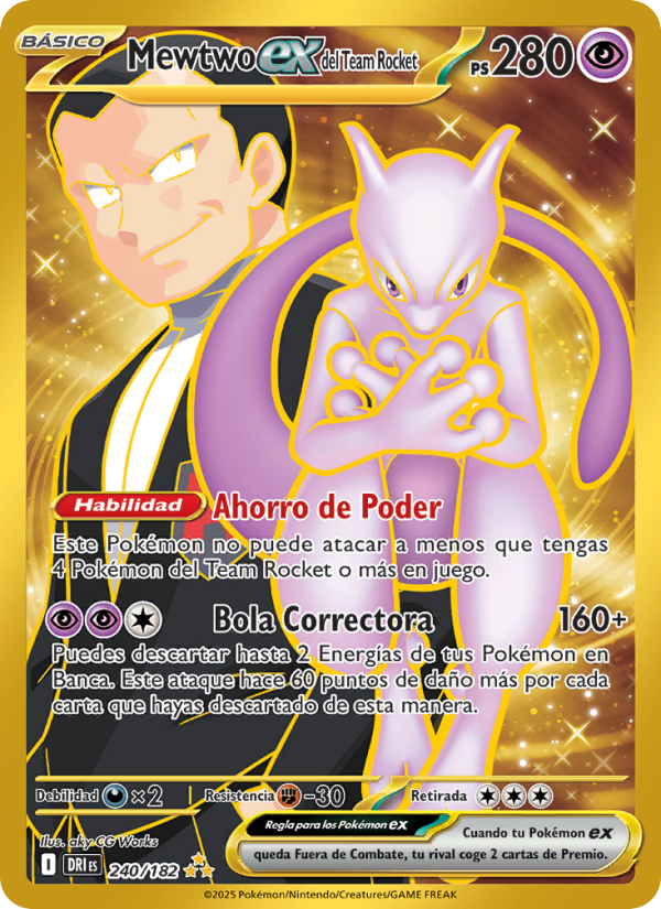 Mewtwo ex del Team Rocket