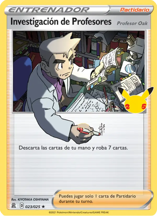 Investigación de Profesores (Profesor Oak)