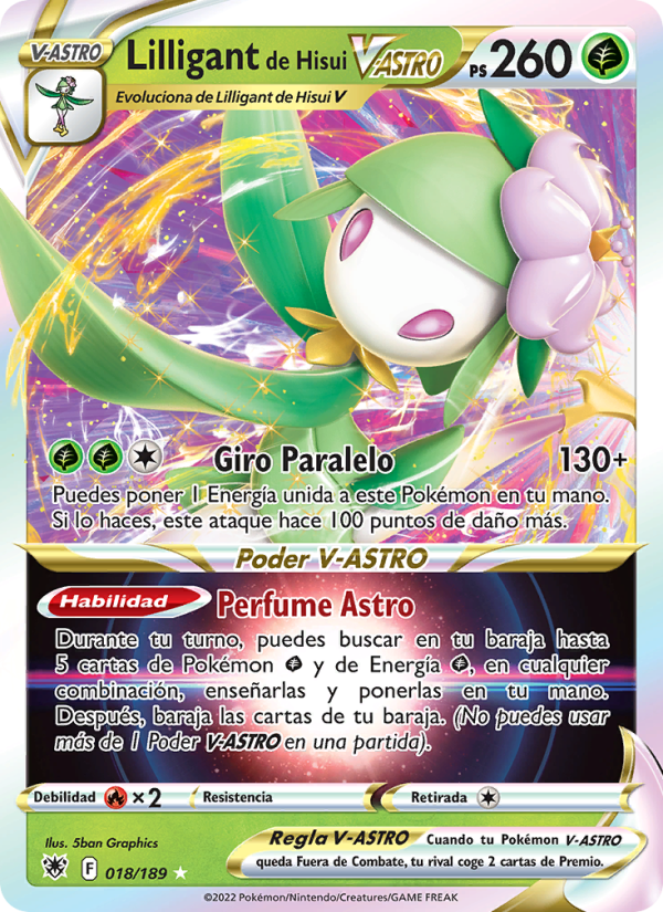Lilligant de Hisui V-ASTRO