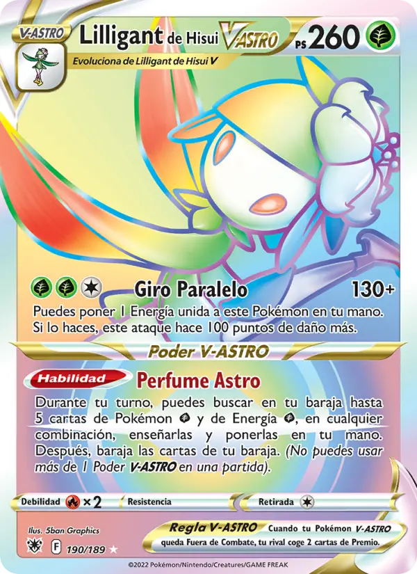 Lilligant de Hisui V-ASTRO