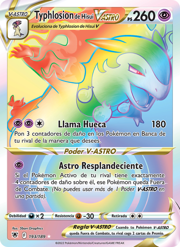 Typhlosion de Hisui V-ASTRO