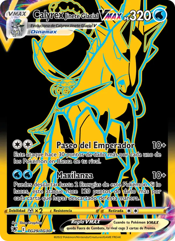 Calyrex Jinete Glacial VMAX