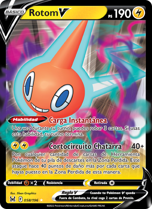 Rotom V from Origen Perdido