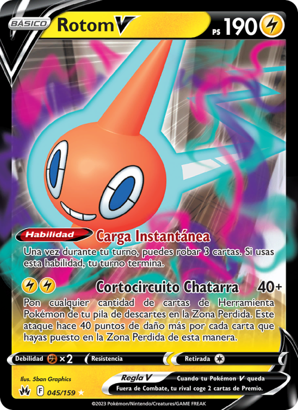 Rotom V from Cenit Supremo