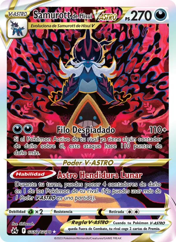 Samurott de Hisui V-ASTRO