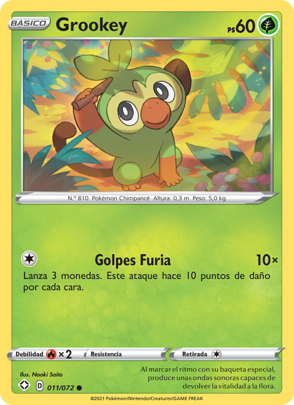 Grookey from Destinos Brillantes