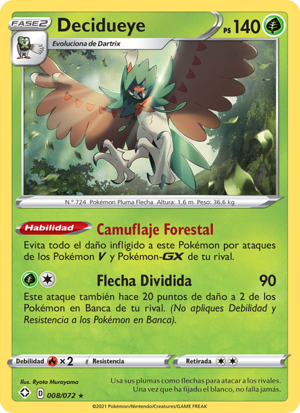Decidueye from Destinos Brillantes