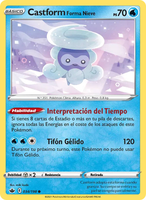 Castform Forma Nieve