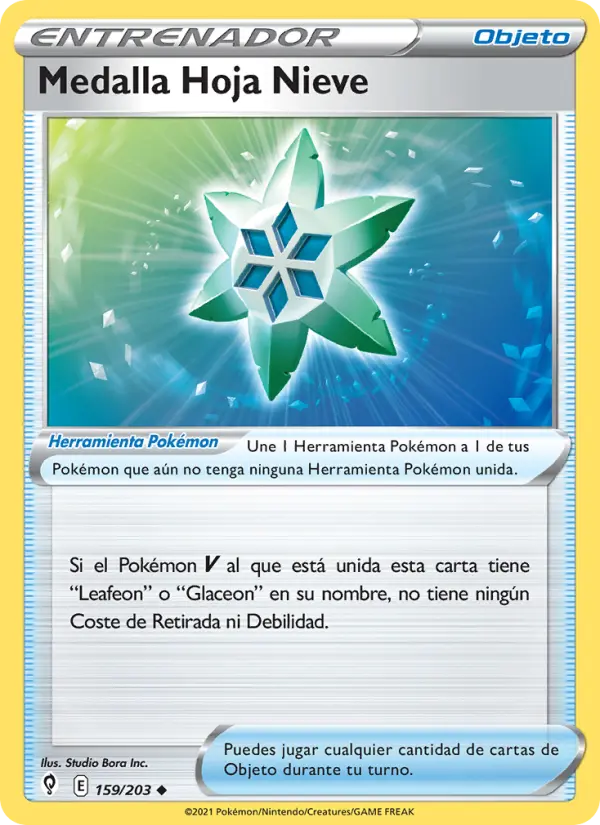 Medalla Hoja Nieve