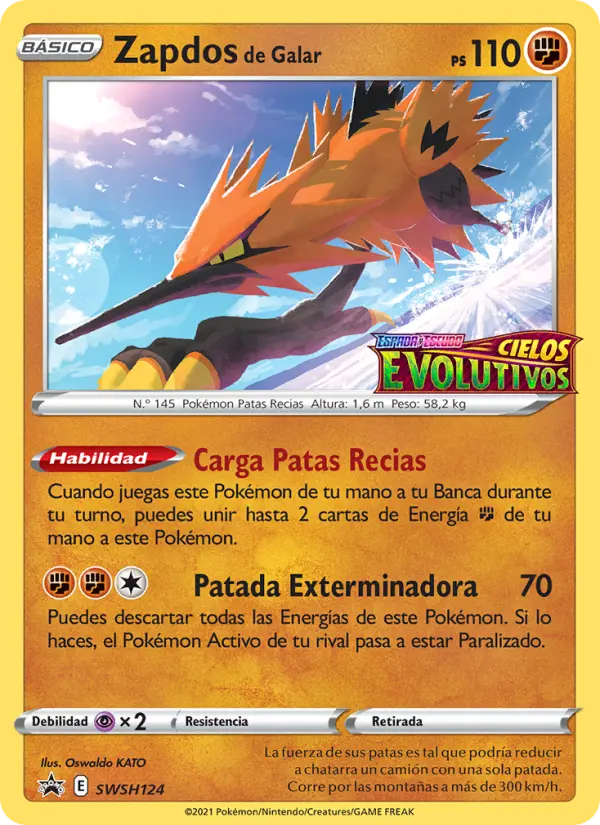 Zapdos de Galar