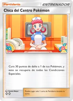 Chica del Centro Pokémon