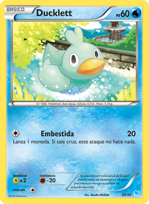 Ducklett from Kit de Entrenador XY (Suicune)