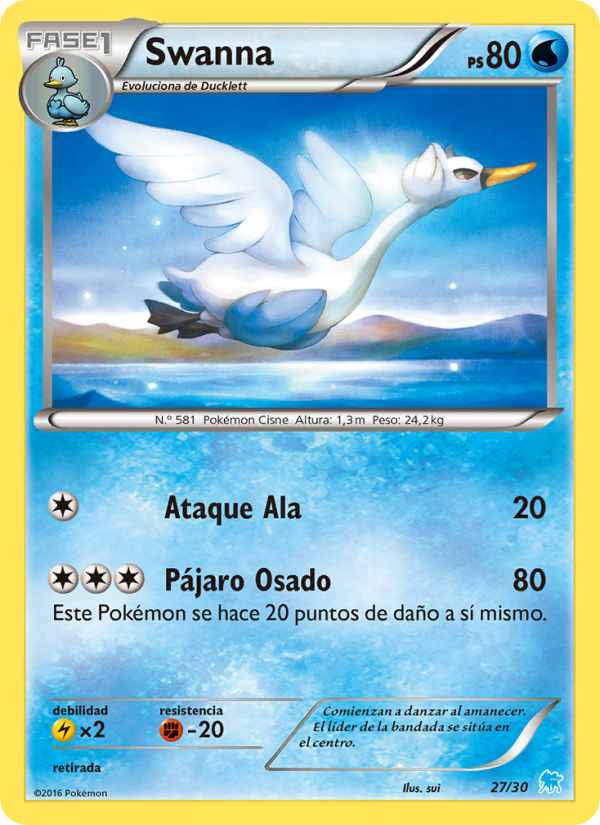 Swanna from Kit de Entrenador XY (Suicune)