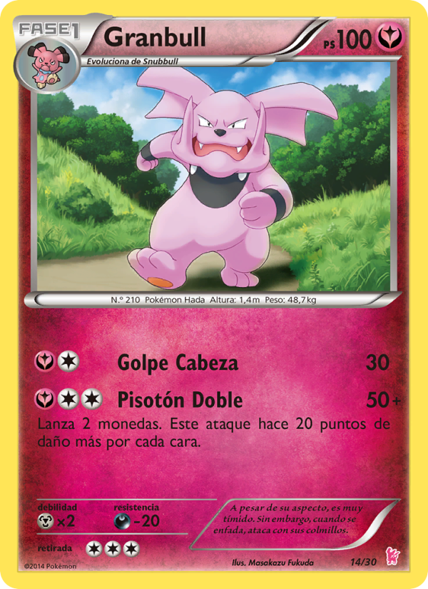 Granbull from Kit de Entrenador XY (Pikachu Enmascarada)