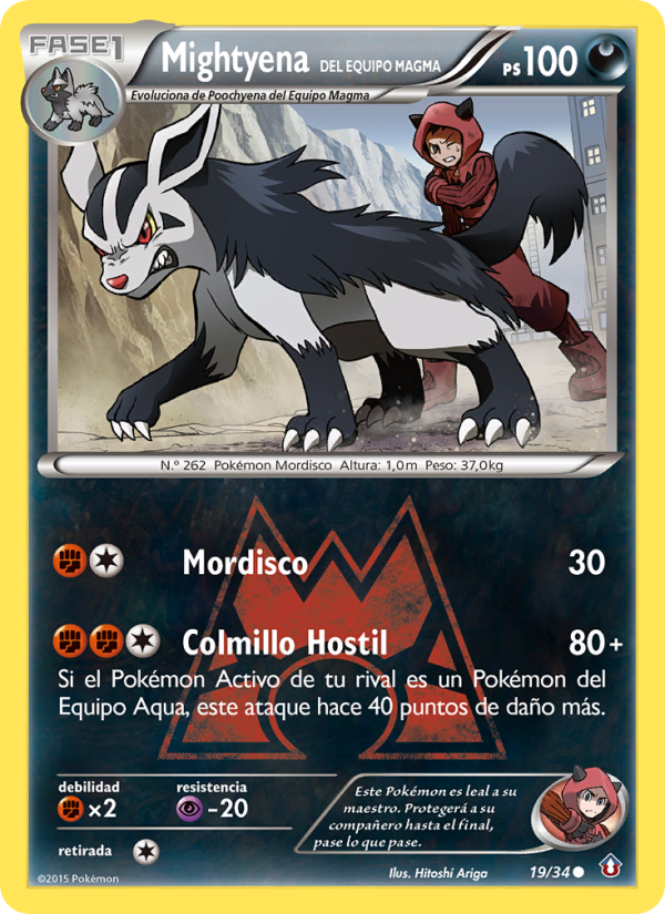 Team Magma's Mightyena
