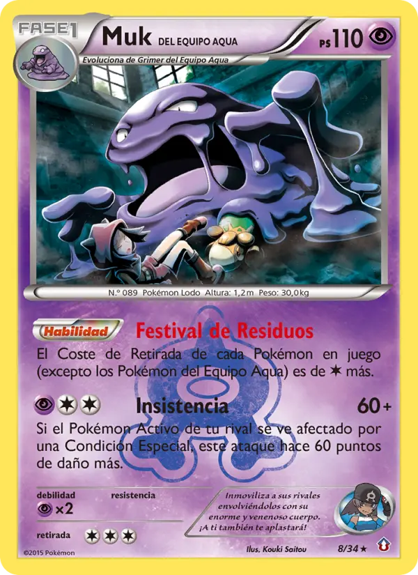 Team Aqua's Muk (Spanish)