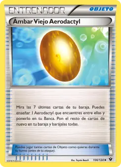 Ámbar Viejo Aerodactyl