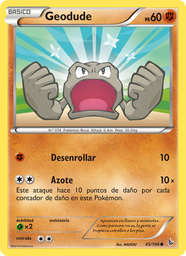 Geodude from Destellos de Fuego
