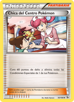 Chica del Centro Pokémon