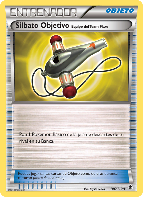 Silbato Objetivo Equipo del Team Flare