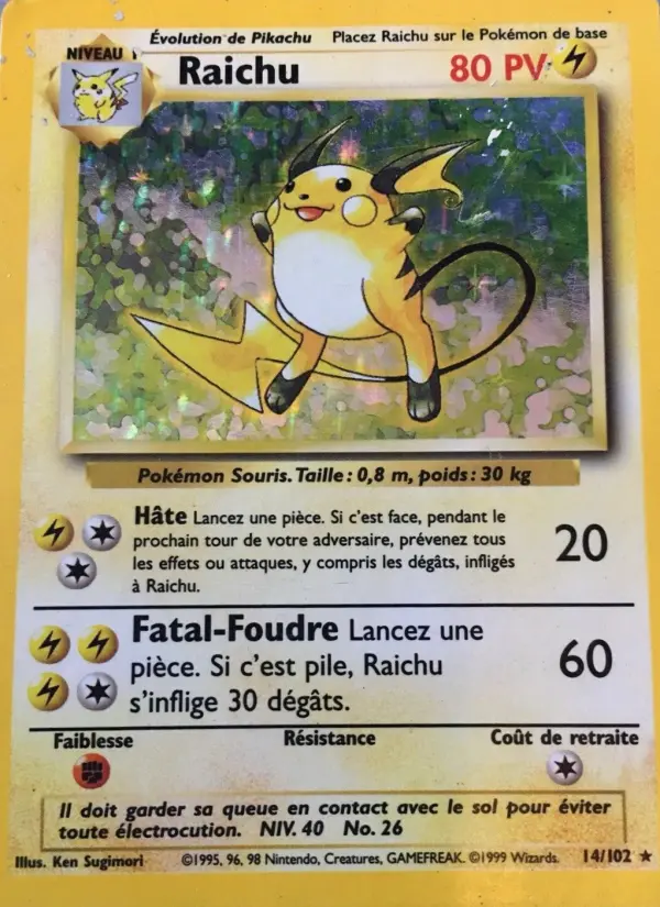 Raichu (French)