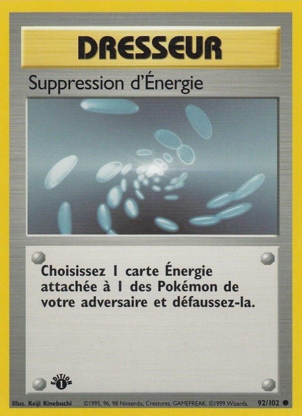 Suppression d'Énergie