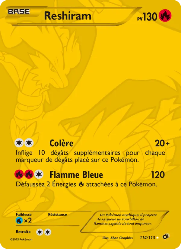 Reshiram - Legendary Treasures