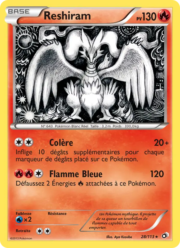 Reshiram - Legendary Treasures