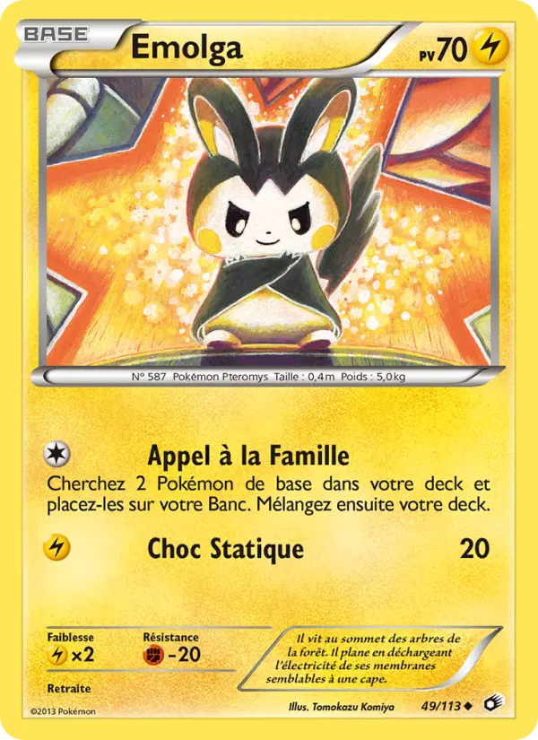Emolga - Legendary Treasures