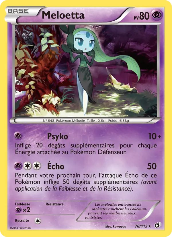 Meloetta - Legendary Treasures