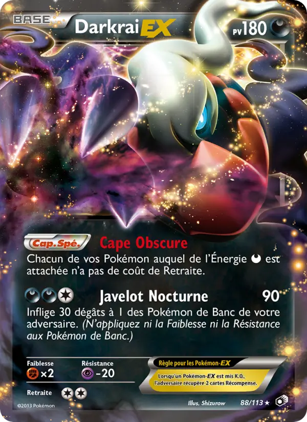 Darkrai EX - Legendary Treasures
