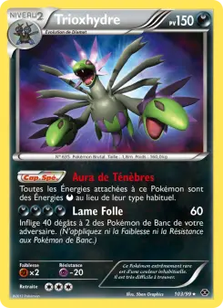 Photo carte Pokemon Trioxhydre Destinées Futures 103/99