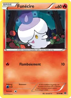 Carte Pokémon Funécire