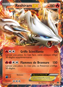 Carte Pokémon Reshiram-EX