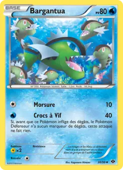 Carte Pokémon Bargantua