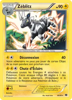 Carte Pokémon Zéblitz