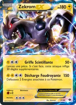 Carte Pokémon Zekrom-EX