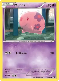 Carte Pokémon Munna