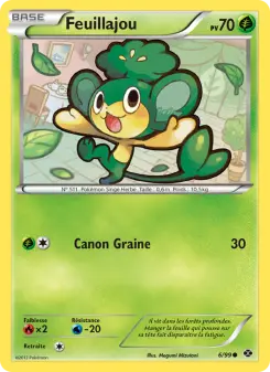 Carte Pokémon Feuillajou