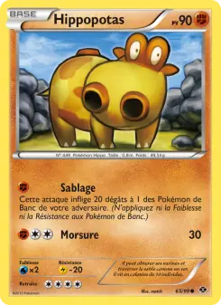 Carte Pokémon Hippopotas