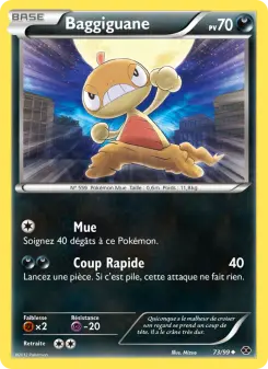 Carte Pokémon Baggiguane