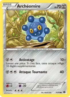 Carte Pokémon Archéomire