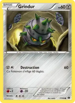 Carte Pokémon Grindur