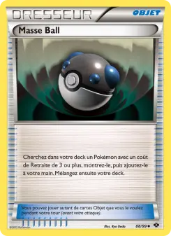 Carte Pokémon Masse Ball
