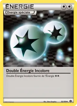 Carte Pokémon Double Énergie Incolore