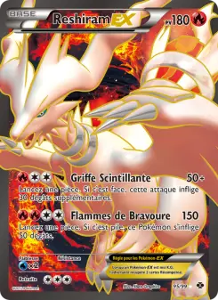 Photo carte Pokemon Reshiram-EX Destinées Futures 95/99