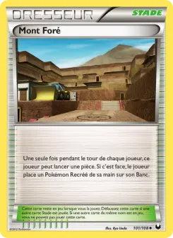 Photo carte Pokemon Mont Foré Explorateurs Obscurs 101/108