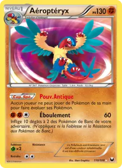 Carte Pokémon Aéroptéryx