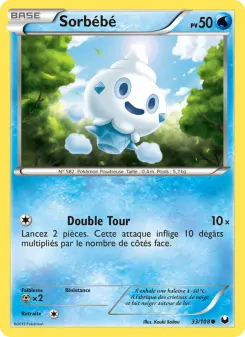 Carte Pokémon Sorbébé