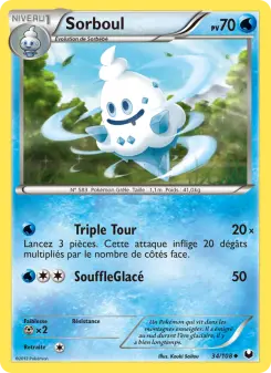 Carte Pokémon Sorboul